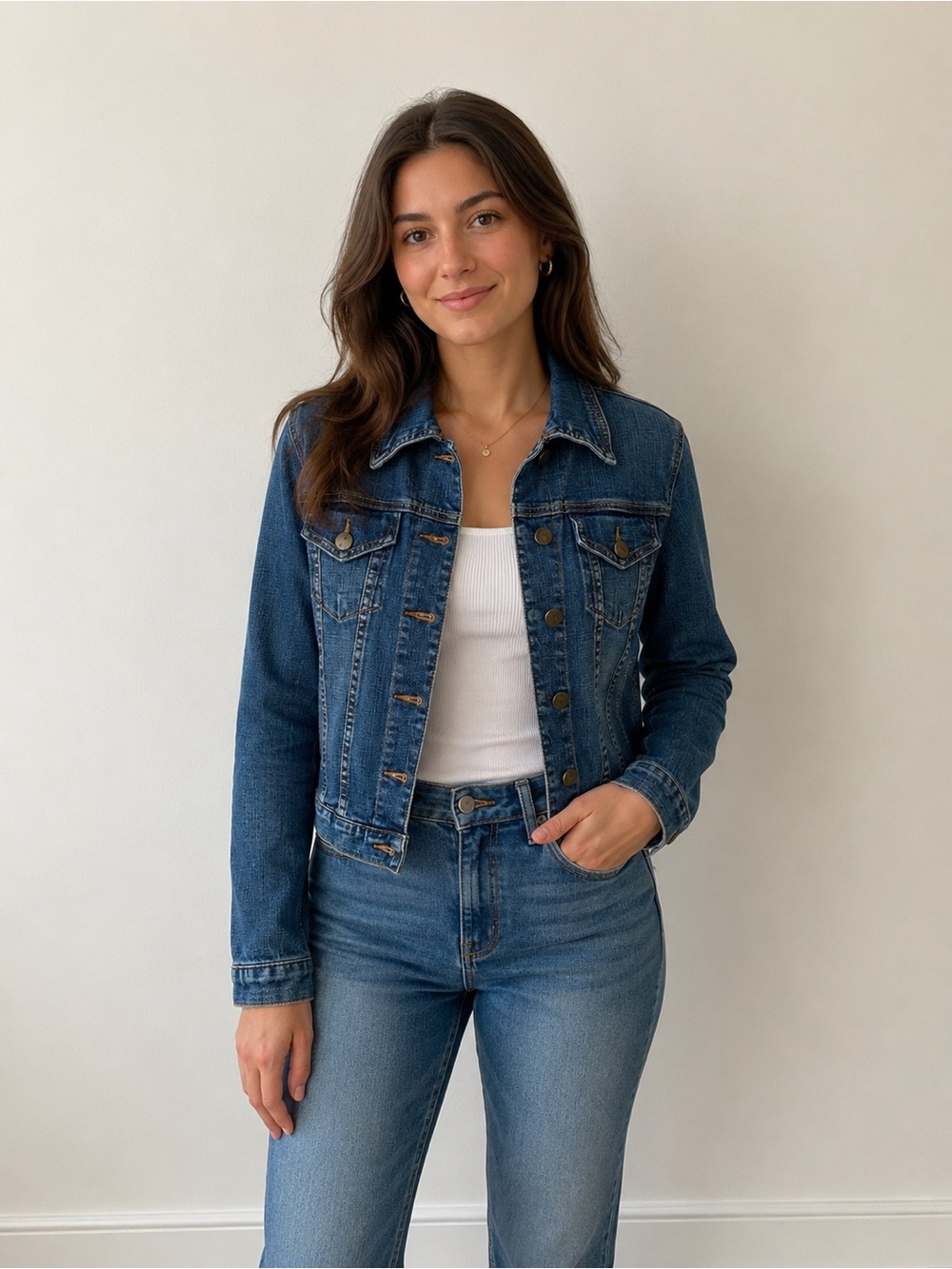 Seduction Denim Jacket in Blue
